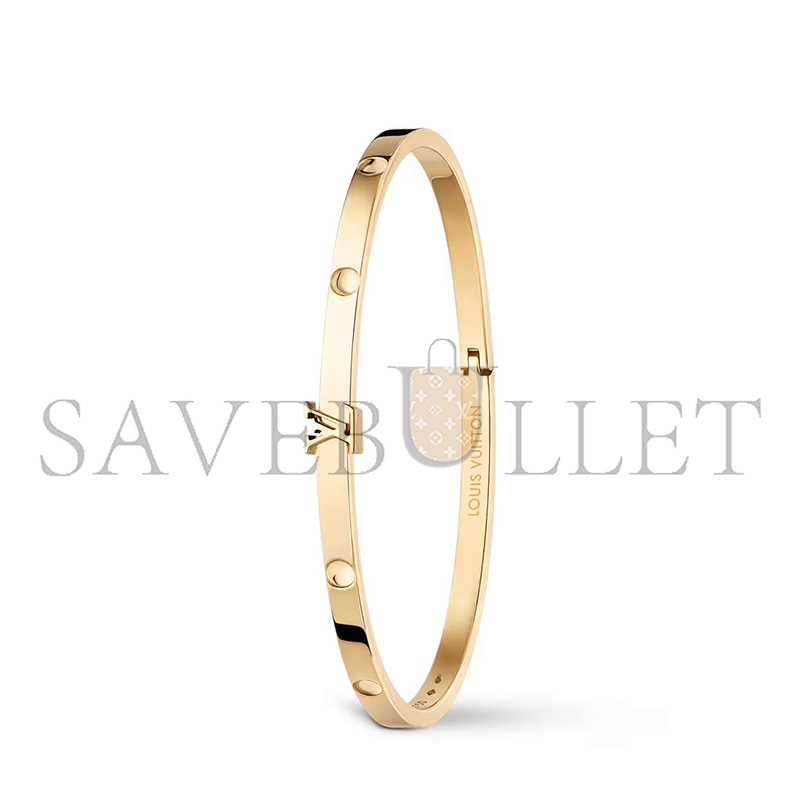 l0vis Vvtt0n empreinte small bangle, yellow gold q05319